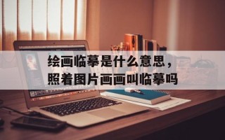 绘画临摹是什么意思，照着图片画画叫临摹吗