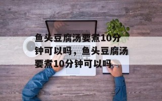 鱼头豆腐汤要煮10分钟可以吗，鱼头豆腐汤要煮10分钟可以吗
