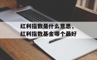 红利指数是什么意思，红利指数基金哪个最好