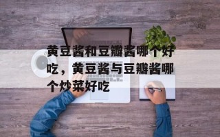 黄豆酱和豆瓣酱哪个好吃，黄豆酱与豆瓣酱哪个炒菜好吃