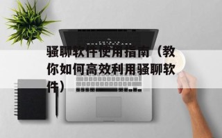 骚聊软件使用指南（教你如何高效利用骚聊软件）