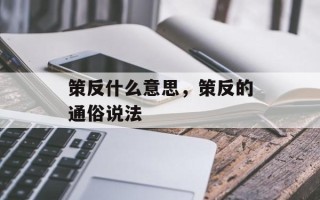 策反什么意思，策反的通俗说法