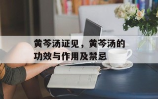 黄芩汤证见，黄芩汤的功效与作用及禁忌