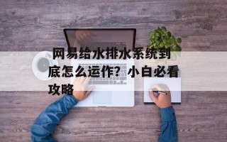  网易给水排水系统到底怎么运作？小白必看攻略