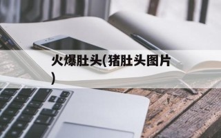 火爆肚头(猪肚头图片)