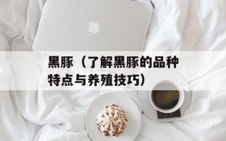 黑豚（了解黑豚的品种特点与养殖技巧）