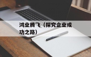 鸿业腾飞（探究企业成功之路）
