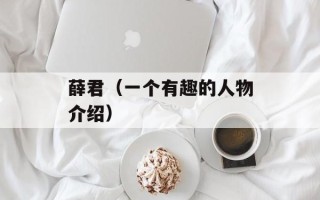 薛君（一个有趣的人物介绍）