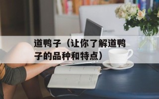 道鸭子（让你了解道鸭子的品种和特点）