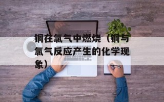 铜在氯气中燃烧（铜与氯气反应产生的化学现象）