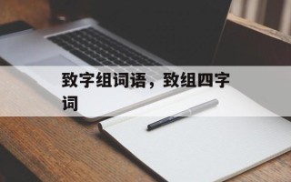 致字组词语，致组四字词