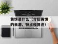 黄饼是什么（介绍黄饼的来源、特点和用途）