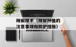 辣椒辣手（辣椒种植的注意事项和防护措施）