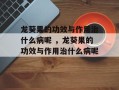 龙葵果的功效与作用治什么病呢 ，龙葵果的功效与作用治什么病呢 