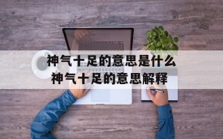 神气十足的意思是什么 神气十足的意思解释