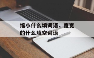 缩小什么填词语，宽宽的什么填空词语