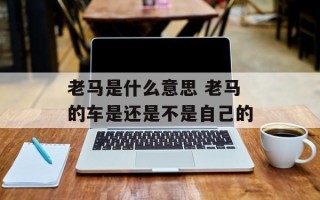 老马是什么意思 老马的车是还是不是自己的