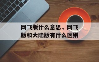 网飞版什么意思，网飞版和大陆版有什么区别