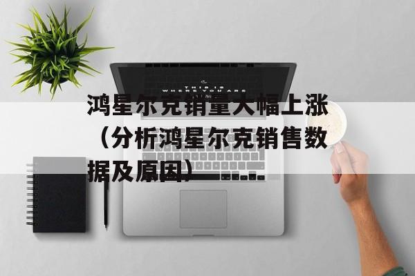 鸿星尔克销量大幅上涨（分析鸿星尔克销售数据及原因）-第1张图片-