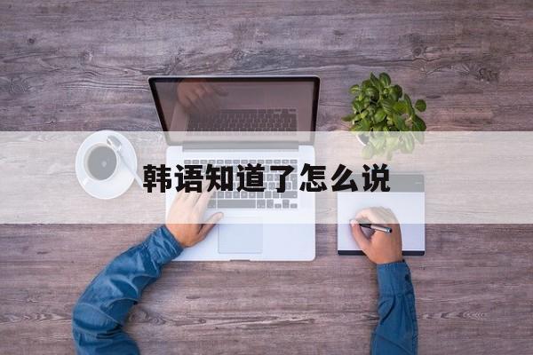 韩语知道了怎么说-第1张图片-