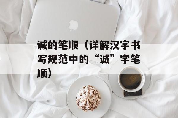 诚的笔顺（详解汉字书写规范中的“诚”字笔顺）-第1张图片-
