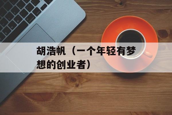 胡浩帆（一个年轻有梦想的创业者）-第1张图片-