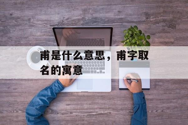 甫是什么意思，甫字取名的寓意-第1张图片-