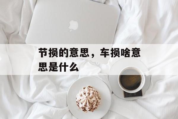 节损的意思，车损啥意思是什么-第1张图片-