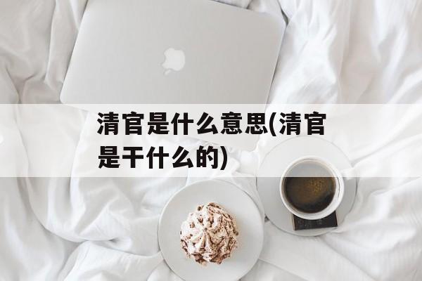 清官是什么意思(清官是干什么的)-第1张图片-