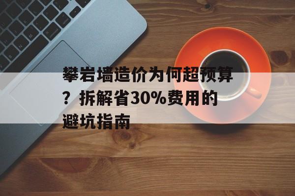 攀岩墙造价为何超预算？拆解省30%费用的避坑指南-第1张图片-趣味目光